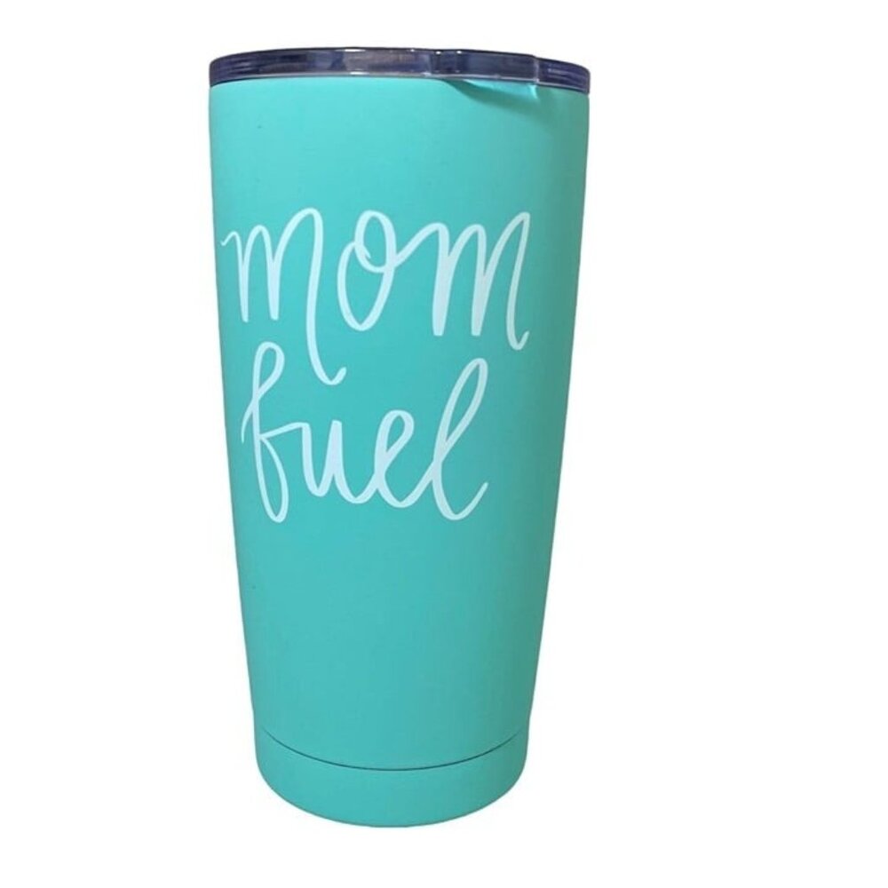 MOM FUEL Tumbler Teal Sweet Water‎ Decor NEW!